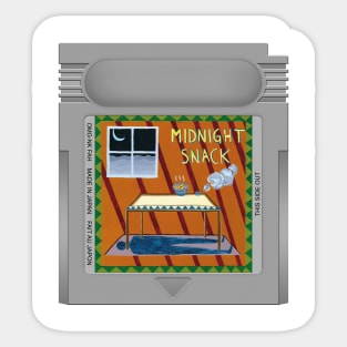 Midnight Snack Game Cartridge Sticker